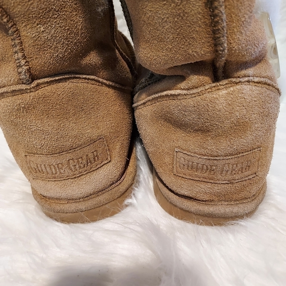 Guide GEAR Womens Suede sherpa snow boots sz 9 - Picture 6 of 11